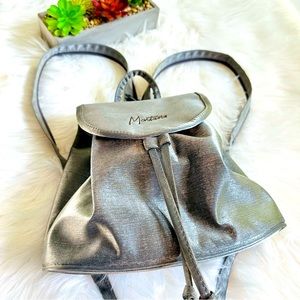 NWOT Montana Silver Flap Mini Backpack Shoulder Bag